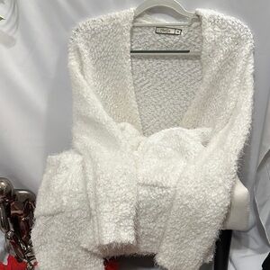 Zelda White Teddy Jacket for Women